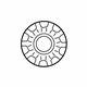Kia 52960J6100 Wheel Hub Cap Assembly