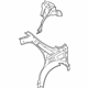 Kia 0K32A71110 Pillar-Rear In, LH