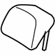 Kia 89730A7650K4K Rear Seat Headrest Assembly