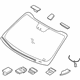 Kia 86111D9000 Windshield Glass