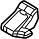 Kia 89563CV010WK Rear Seat Mounting Cover