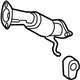 Kia 286103T120 Front Pipe Assembly, Left