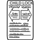 Kia MDX5073301 Label-Child Proof,LH Kia MDX5073301 Label-Child Proof,LH