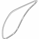 Kia 83110J5000 WEATHERSTRIP-Rear Door Body Side