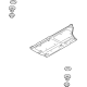 Kia 84137D4000 Under Cover Assembly-FLO