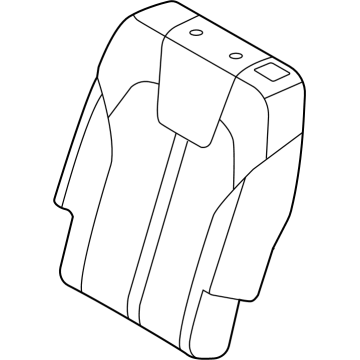 Kia 89360P2BC0MD6 2nd Back Covering Assembly 89360P2BC0MD6 Kia 2nd Back Covering Assembly Illustration 1 of 1