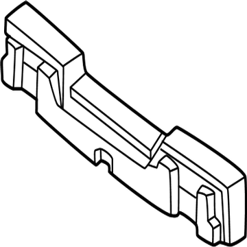86521R5JA0 Kia Front Bumper Energy Absorber Illustration 1 of 1