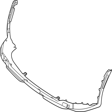 86512R5JA0 Kia Front Bumper Cover Lower Illustration 1 of 1