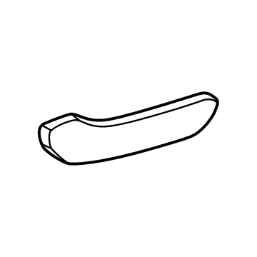866V2R5CA0 Kia PAD-REAR BUMPER,RH Illustration 1 of 1