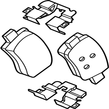 Kia K4 Brake Pad Set - 58302GGA20