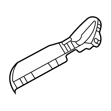 Kia 88030DO000DFS Front Seat Shield Cover 88030DO000DFS Kia Front Seat Shield Cover Illustration 1 of 1