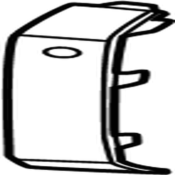 Kia 86595P1520BKL Front Bumper Moulding 86595P1520BKL Kia Front Bumper Moulding Illustration 1 of 1