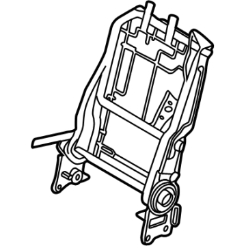 89K31R0032 Kia 2nd Seat Back Frame Assembly Illustration 1 of 1