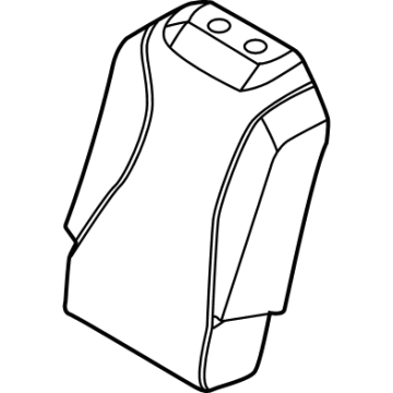 Kia 89K36R0041KXA 2nd Seat Covering Assembly 89K36R0041KXA Kia 2nd Seat Covering Assembly Illustration 1 of 1