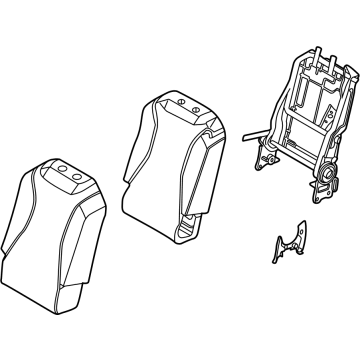89K30R0122KQ5 Kia BACK ASSY-2ND SEAT,C Illustration 1 of 1