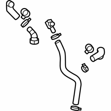 97312ES000 Kia HOSE ASSY-WATER OUTL Illustration 1 of 1
