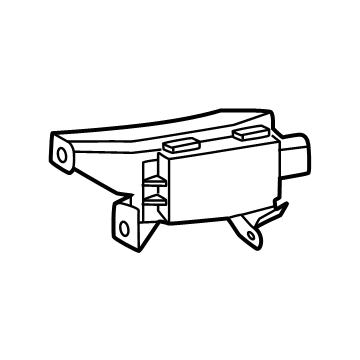 99120P2501 Kia Front Corner Radar Unit Assembly Illustration 1 of 1