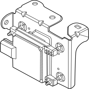 99110P1100 Kia Front Radar Unit Assembly Illustration 1 of 1