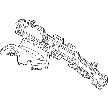 84724R5AA0 Kia BRACKET-C/PAD MAIN S Illustration 1 of 1