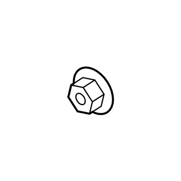 55159CU000 Kia Nut Illustration 1 of 1