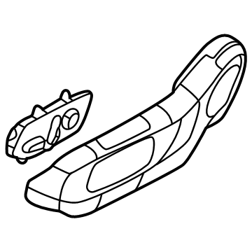 88010R0060OFB Kia Front Seat Shield Cover   Illustration 1 of 1