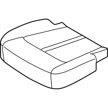 89260P2520MC3 Kia 2nd Seat Covering Assembly Illustration 1 of 1