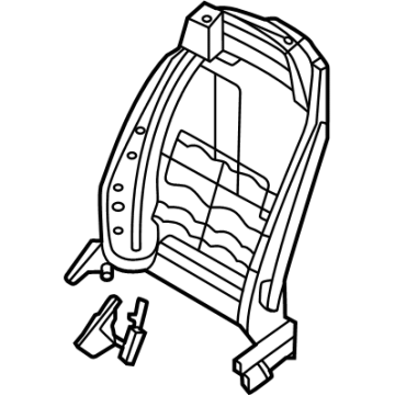 88310R0300OFB Kia Front Seat Back Frame Assembly Illustration 1 of 1