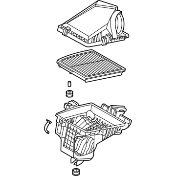 28110ES410 Kia CLEANER ASSY-AIR Illustration 1 of 1