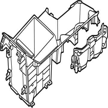 846W0P1AA0 Kia Console Storage Box Illustration 1 of 1