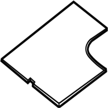 Kia 84616P1AA0 Console Storage Box Mat 84616P1AA0 Kia Console Storage Box Mat Illustration 1 of 1