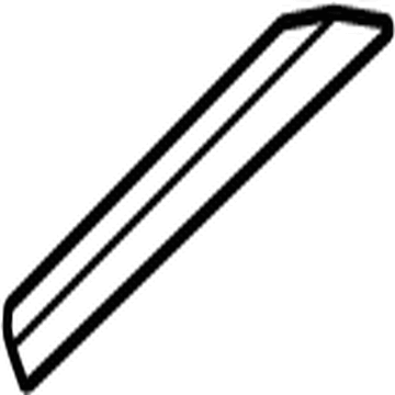 Kia 85877L2300WK Rear Step Plate Trim Left Hand 85877L2300WK Kia Rear Step Plate Trim Left Hand Illustration 1 of 1