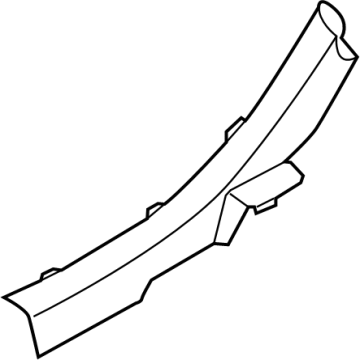 Kia 85875L2000WK Rear Door Scuff Trim Assembly 85875L2000WK Kia Rear Door Scuff Trim Assembly Illustration 1 of 1