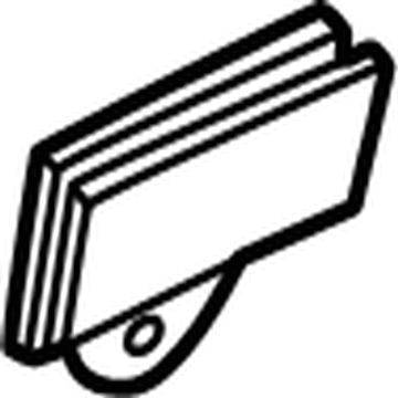 Kia 83413S1010 GRIP-REAR DOOR GLASS 83413S1010 Kia GRIP-REAR DOOR GLASS Illustration 1 of 1