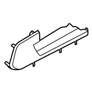 Kia 84626R0100GYT COVER ASSY-RR CONSOL 84626R0100GYT Kia COVER ASSY-RR CONSOL Illustration 1 of 1