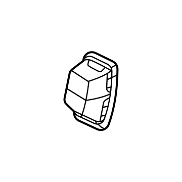 89398DO000DFS Kia GARNISH ASSY-TETHER Illustration 1 of 1