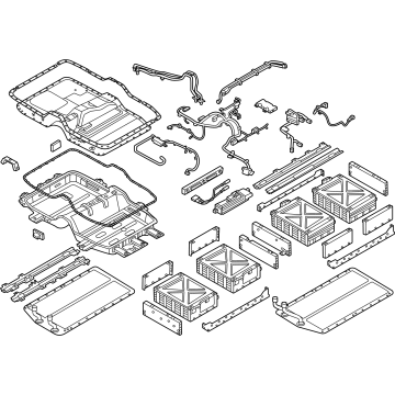 37501CH500 Kia Battery System Assembly Illustration 1 of 1