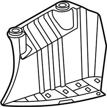 86677P1500 Kia COVER-RR BUMPER UNDE Illustration 1 of 1