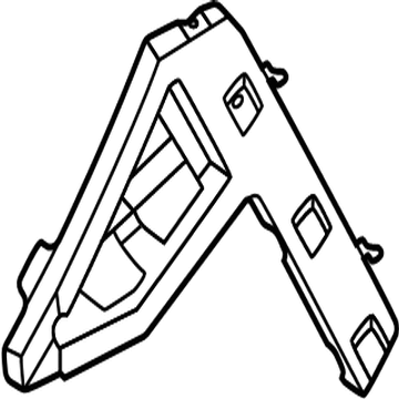 86651P1500 Kia Rear Bumper Side Bracket Assembly Illustration 1 of 1