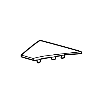 847F4R5AA0 Kia COVER-DISPLAY RR,LH Illustration 1 of 1