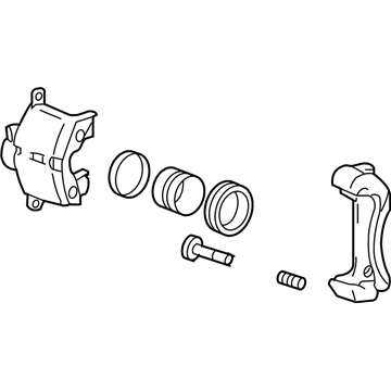 581102G150DS Kia BRAKE ASSY-FR,LH Illustration 1 of 1