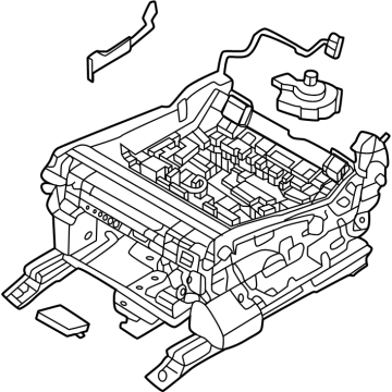 Kia 89230DO420 Rear Seat Cushion Frame Assembly 89230DO420 Kia Rear Seat Cushion Frame Assembly Illustration 1 of 1