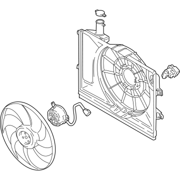 Kia K4 A/C Condenser Fan - 25380GG000