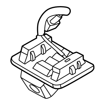 99240P2050 Kia UNIT ASSY-REAR VIEW Illustration 1 of 1