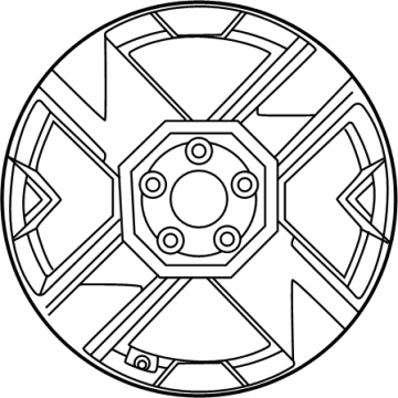 52910P1500 Kia Aluminium Wheel Assembly Illustration 1 of 1