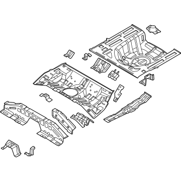 Kia K4 Floor Pan - 65510GG001