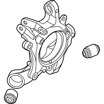 Kia 52710DO000 CARRIER ASSY-REAR AX 52710DO000 Kia CARRIER ASSY-REAR AX Illustration 1 of 1