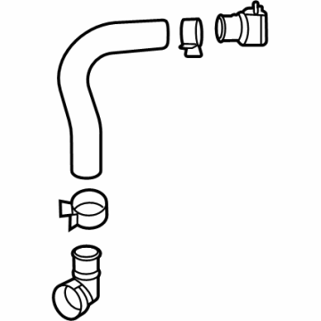 25415ES000 Kia HOSE ASSY-RADIATOR,L Illustration 1 of 1