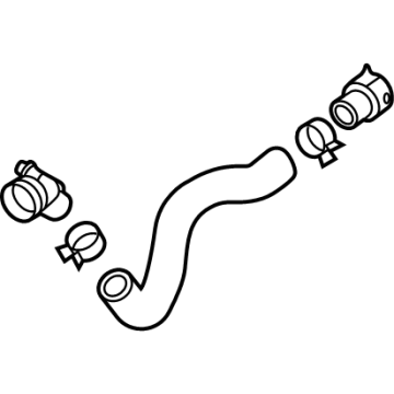 25414ES000 Kia HOSE ASSY-RADIATOR,U Illustration 1 of 1