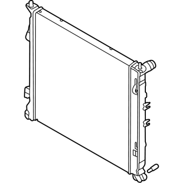 Kia 25310ES100 Radiator Assembly 25310ES100 Kia Radiator Assembly Illustration 1 of 1