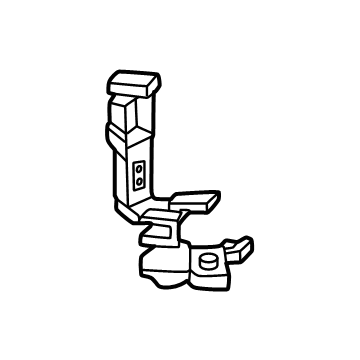 86525R0500 Kia Front Bumper Side Bracket Illustration 1 of 1